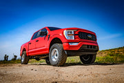 ICON 21-23 Ford F150 4WD 3.5-4.5in Stage 1 Suspension System With Tubular Upper Control Arms ICON Coilovers