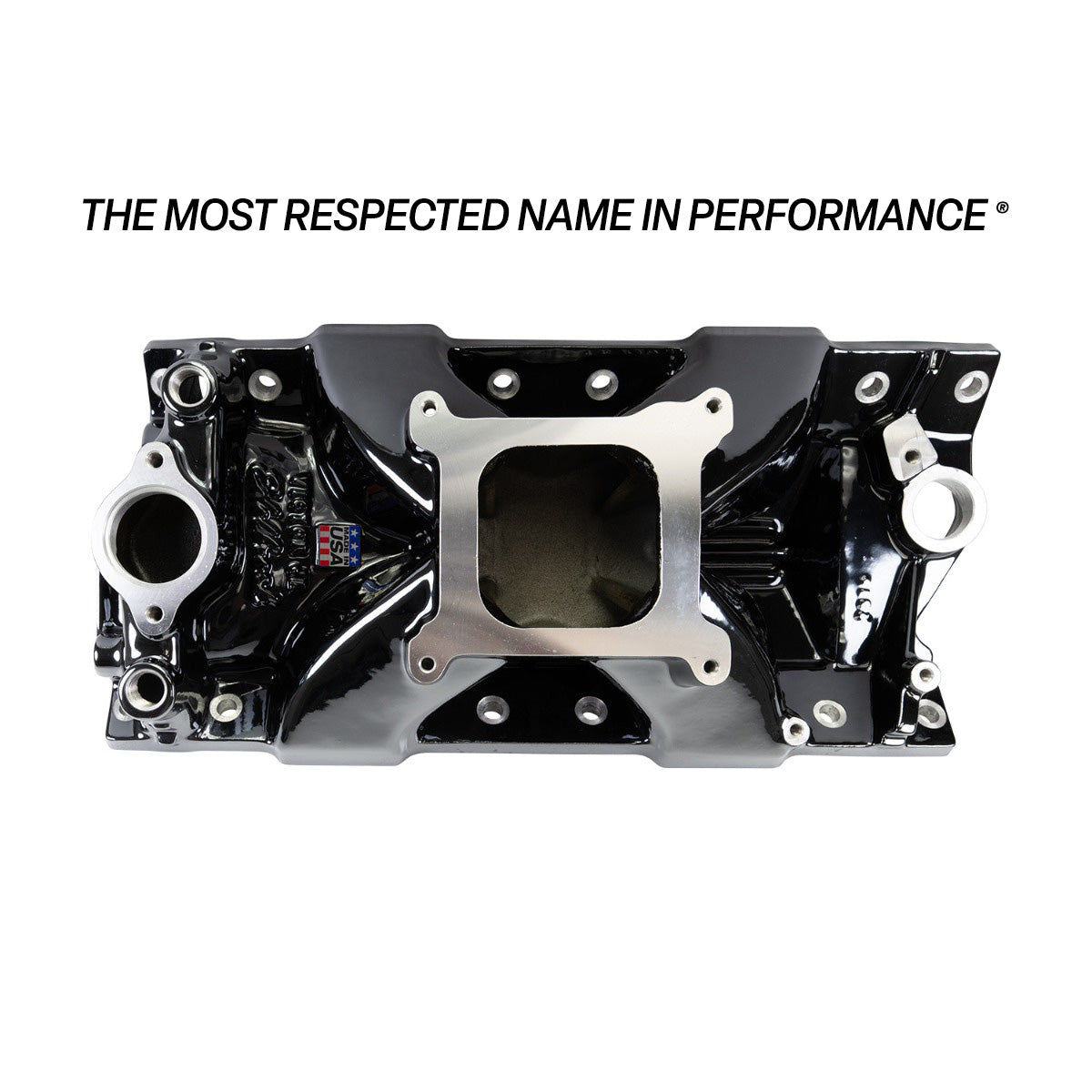 Victor Jr. 23 Degree Black Plasma Intake Manifold Small-Block Chevy