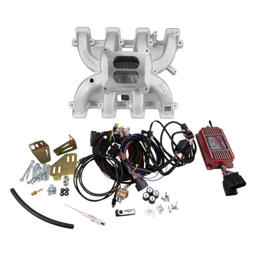 Edelbrock Manifold Perf RPM for GM LS3 Carbureted w/ Timing Control Module Edelbrock Intake Manifolds