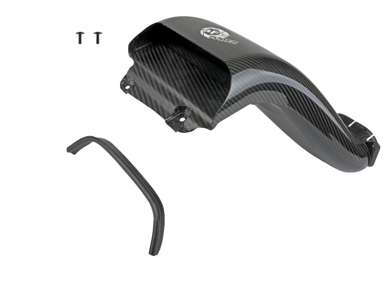 aFe Quantum Cold Air Intake System Scoop 18-20 Ford F150 EcoBoost V6-3.5L/2.7L - Carbon Fiber aFe Cold Air Intakes