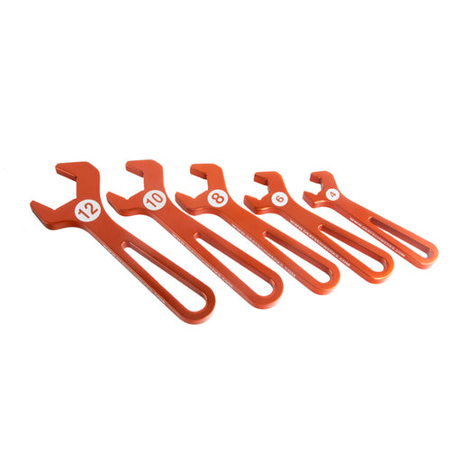 DeatschWerks T6061 AN Hose End Wrench Set (Sizes 4, 6, 8, 10,12) DeatschWerks Tools
