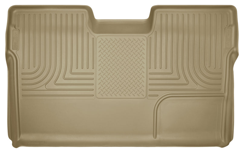 Husky Liners 09-12 Ford F-150 Super Crew WeatherBeater Tan Rear Cargo Liner Husky Liners Floor Mats - Rubber