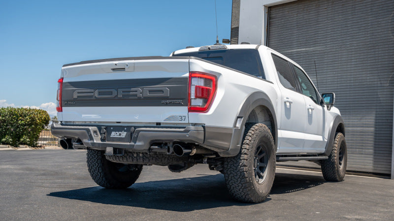 Borla 21-23 Ford Raptor 3in Tail Pipe Kit 4.5in Tip - Black Chrome Borla Tips