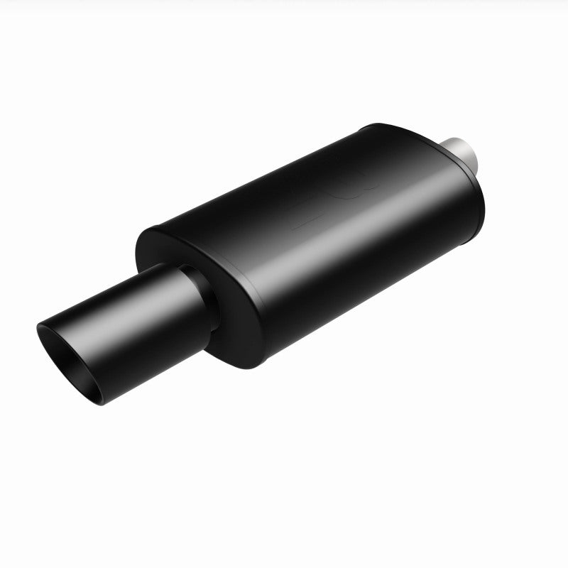 MagnaFlow Muffler with Tip Mag Blk 14x5x8 2.25/4 Magnaflow Muffler