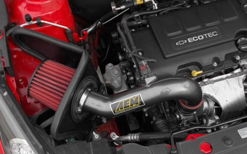 AEM 2011-2014 Chevrolet Cruze 1.4L - Cold Air Intake System - Gunmetal Gray AEM Induction Cold Air Intakes