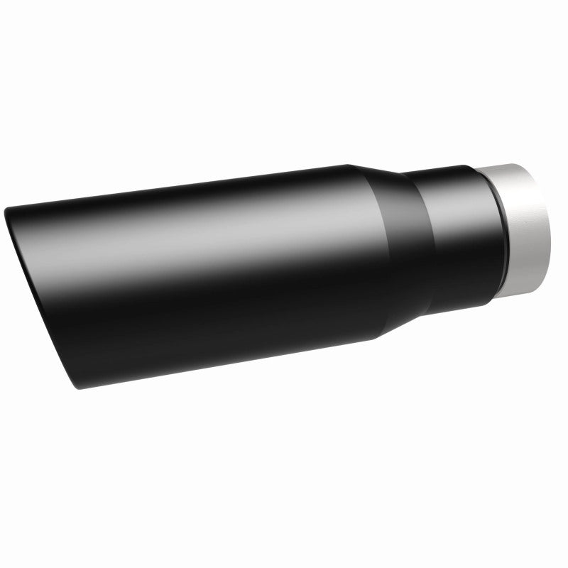 MagnaFlow Tip Stainless Black Coated Single Wall Round Single Outlet 5in Dia 3.5in Inlet 14.5in L Magnaflow Catalytic Converter Universal