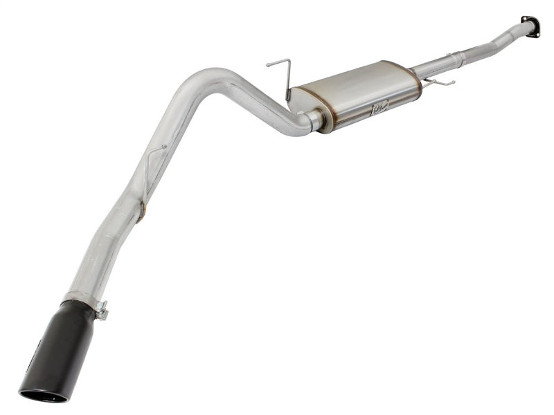 aFe MACHForce XP SS Exhaust 3in to 3.5in Cat-Back w/ Black Tip 15 Ford F-150 EcoBoost V6 2.7/3.5Ltt aFe Catback