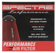 Spectre 14-17 Ford E450 Super Duty 6.8L V10 F/I Replacement Round Tapered Air Filter Spectre Air Filters - Direct Fit