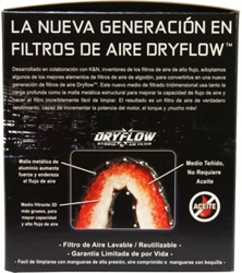 AEM 3.25 in DRY Flow Short Neck 5 in Element Filter AEM Induction Air Filters - Universal Fit