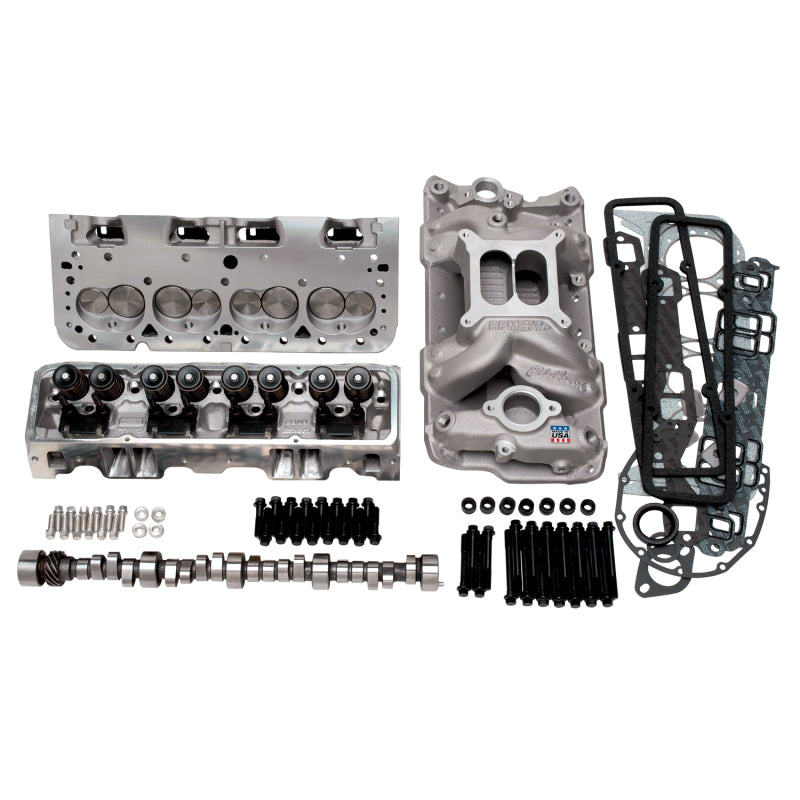 Edelbrock 435Hp Total Power Package Top-End Kit for Use On 1955 And Later SB-Chevy Edelbrock Heads