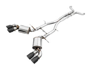 AWE Tuning 16-19 Chevy Camaro SS Res Cat-Back Exhaust -Touring Edition (Quad Diamond Black Tips) AWE Tuning Catback