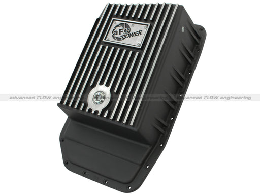 aFe Power Transmission Pan Black Machined 09-14 Ford 6R80 F-150 Trucks aFe Diff Covers