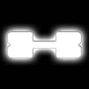 ORACLE Lighting Universal Illuminated LED Letter Badges - Matte Wht Surface Finish - X ORACLE Lighting Light Accessories and Wiring