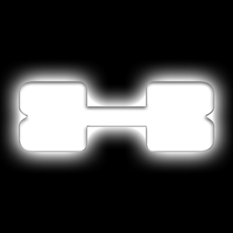ORACLE Lighting Universal Illuminated LED Letter Badges - Matte Wht Surface Finish - X ORACLE Lighting Light Accessories and Wiring