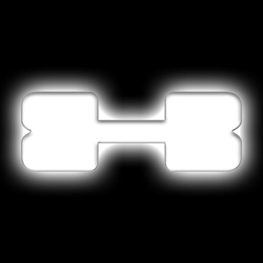 ORACLE Lighting Universal Illuminated LED Letter Badges - Matte Wht Surface Finish - X ORACLE Lighting Light Accessories and Wiring