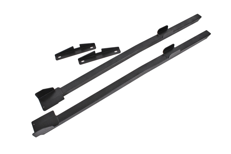 BMR 94-04 Mustang Hardtop Only Weld-On Boxed Premium Subframe Connectors - Black Hammertone BMR Suspension Chassis Bracing