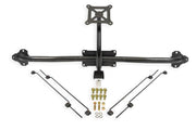 BMR 14-19 Chevrolet Corvette C7 Bolt-On Parachute Mount - Black Hammertone BMR Suspension Brackets