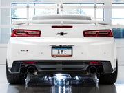 AWE Tuning 16-19 Chevy Camaro SS Non-Res Cat-Back Exhaust - Track Edition (Quad Diamond Black Tips) AWE Tuning Catback