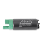 AEM 400 LPH E85 Compatible Fuel Pump Kit - Single Barb - Ethanol Compatible AEM Fuel Pumps