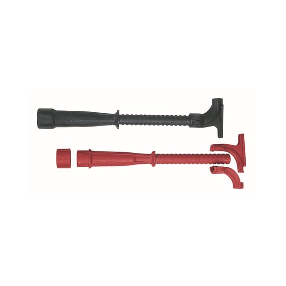 Hemi Tubes, Set of 16, 8-Red and 8-Black 3475 MSD Autoparts