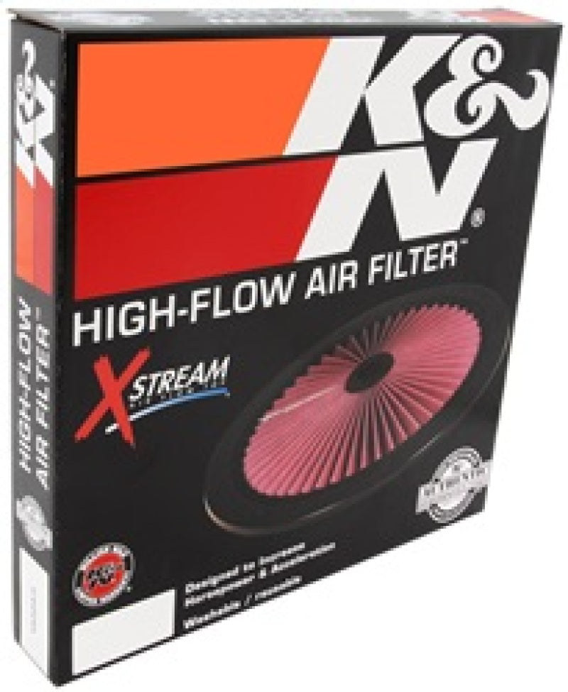 K&N X-Stream Top Filter X-Stream 14 inch OD Chrome K&N Engineering Air Filters - Universal Fit
