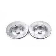 Power Stop 00-04 Buick LeSabre Front Evolution Drilled & Slotted Rotors - Pair PowerStop Brake Rotors - Slot & Drilled
