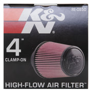 K&N Universal Air Filter (4in. Flange / 6in. Base OD / 4-5/8in. Top OD / 6in. Height) K&N Engineering Air Filters - Universal Fit