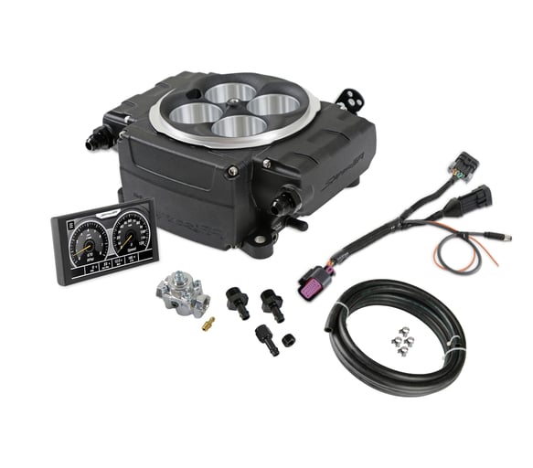 Holley Sniper 2 EFI Upgrade 5'' Kit w/ Regulator - Black 550-511-5AE HOLLEY Autoparts