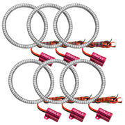Oracle Ultima GTR LED Waterproof Tail Light Halo Kit - 6 Rings - Red ORACLE Lighting Fog Lights