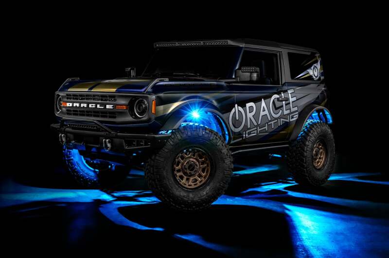 Oracle Underbody RGB+W Wheel Well Rock Light Kit - 4 PCS - ColorSHIFT ORACLE Lighting Light Bars & Cubes
