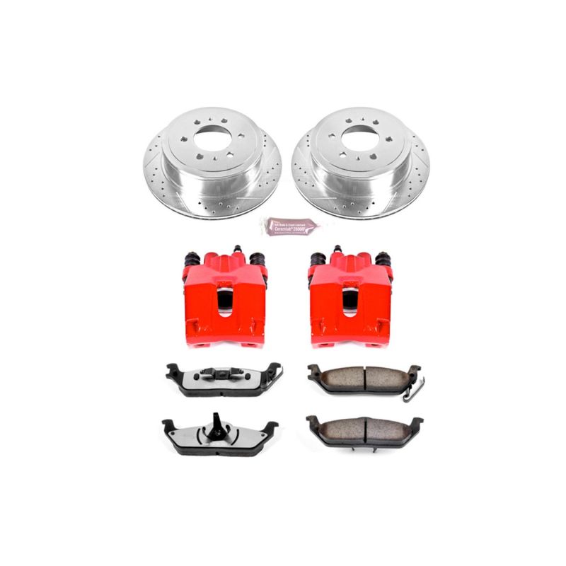 Power Stop 04-11 Ford F-150 Rear Z36 Truck & Tow Brake Kit w/Calipers PowerStop Brake Kits - Performance D&S