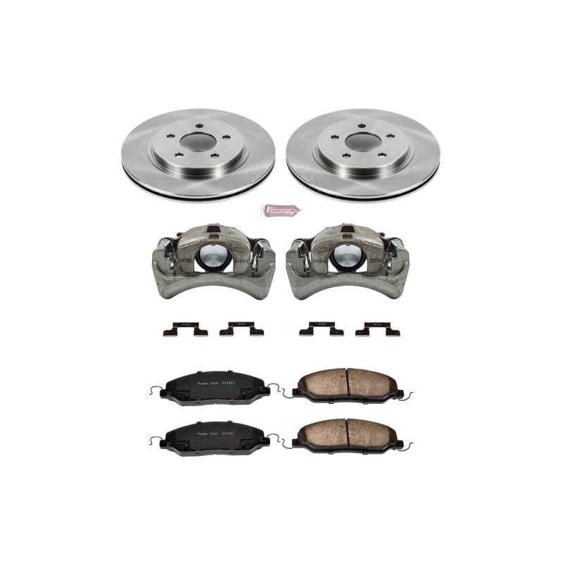 Power Stop 05-11 Ford Mustang Rear Autospecialty Brake Kit w/Calipers PowerStop Brake Kits - OE