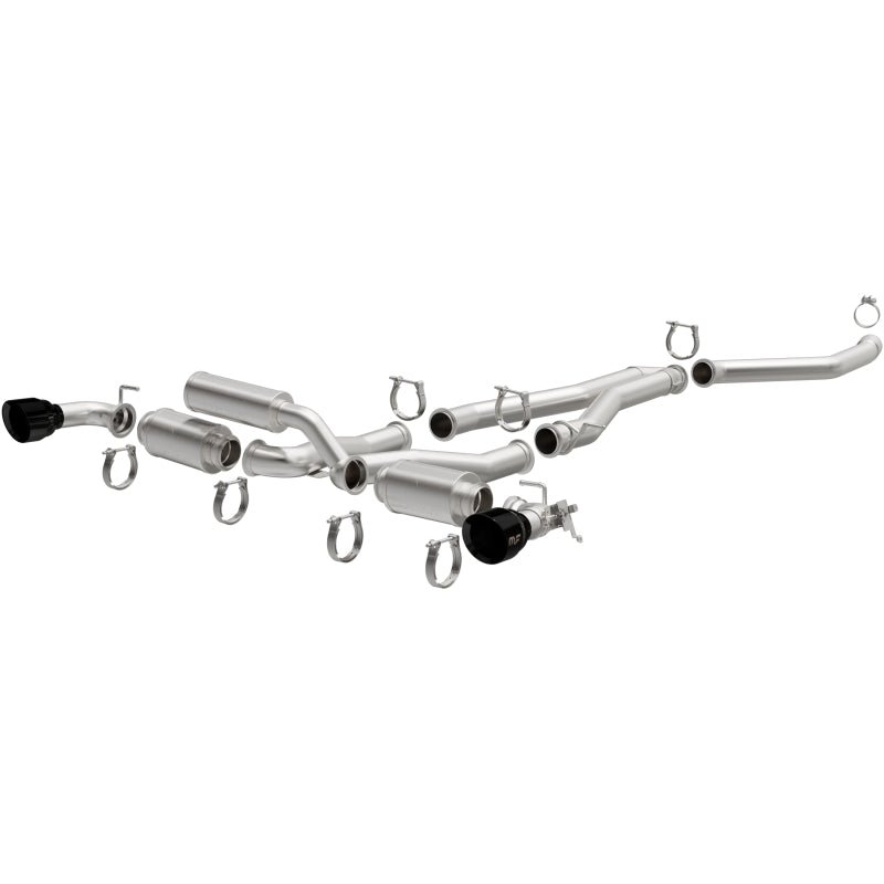 MagnaFlow 2020+ Toyota Supra SPEQ Series Cat-Back Performance Exhaust System w/ Black Chrome Tips