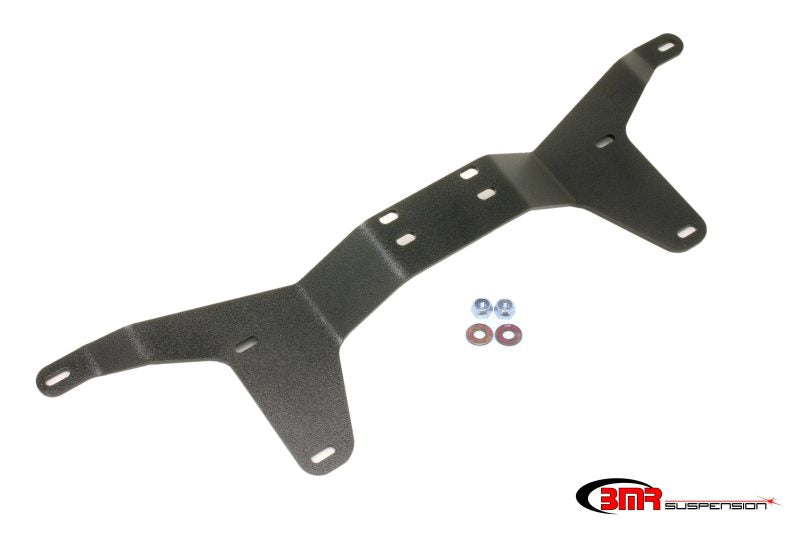 BMR 05-14 S197 Mustang Rear Driveshaft Tunnel Brace - Black Hammertone BMR Suspension Chassis Bracing