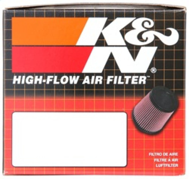 K&N Universal Chrome Filter 2 1/2 inch O/S FLG / 4 1/2 inch OD / 2 inch Height K&N Engineering Air Filters - Universal Fit