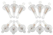 K&N 0.25in Flange 2.15in Length 1in OD Sintered Porous Bronze Fuel Filter (Set of 12) K&N Engineering Fuel Filters