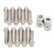 Edelbrock Plated Intk Bolt Kit for 2161 Edelbrock Hardware Kits - Other