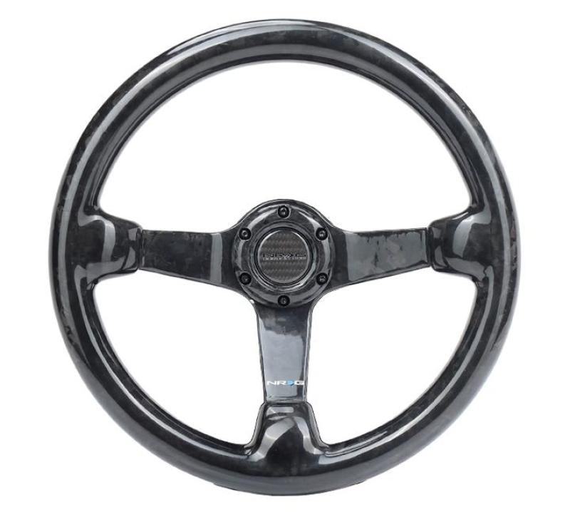 NRG Forged Carbon Fiber Steering Wheel (350mm / 3in. Deep) NRG Steering Wheels