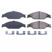 Power Stop 99-04 Ford Mustang Front Z17 Evolution Ceramic Brake Pads w/Hardware PowerStop Brake Pads - OE