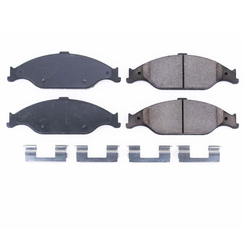 Power Stop 99-04 Ford Mustang Front Z17 Evolution Ceramic Brake Pads w/Hardware PowerStop Brake Pads - OE