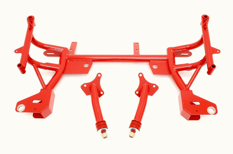 BMR 93-02 F-Body K-Member w/ Turbo SBC/BBC Motor Mounts and Pinto Mounts - Red BMR Suspension Crossmembers