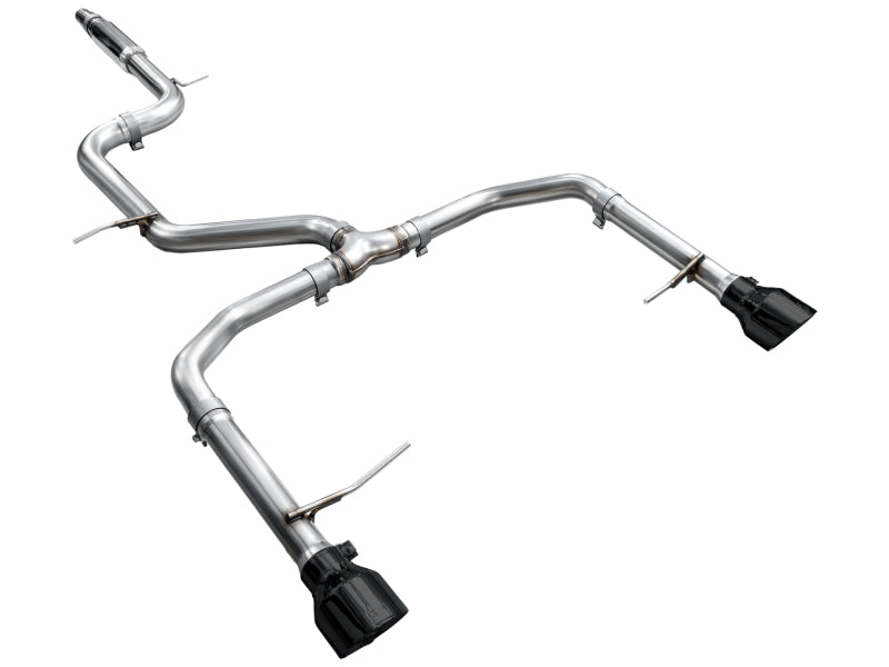 AWE Tuning 22-25 Volkswagen Jetta GLI Track Edition Exhaust - Diamond Black Tips AWE Tuning Catback