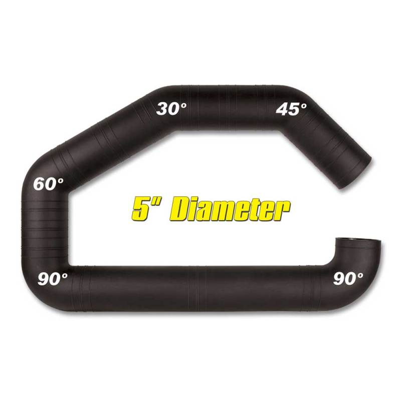 Airaid U-Build-It - 5in Intake Tube Airaid Air Intake Components