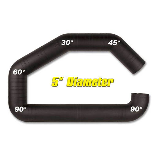 Airaid U-Build-It - 5in Intake Tube Airaid Air Intake Components