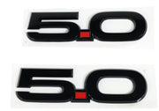 Ford Racing 15-17 Ford Mustang 5.0L Fender Emblem Black Ford Racing Other Body Components