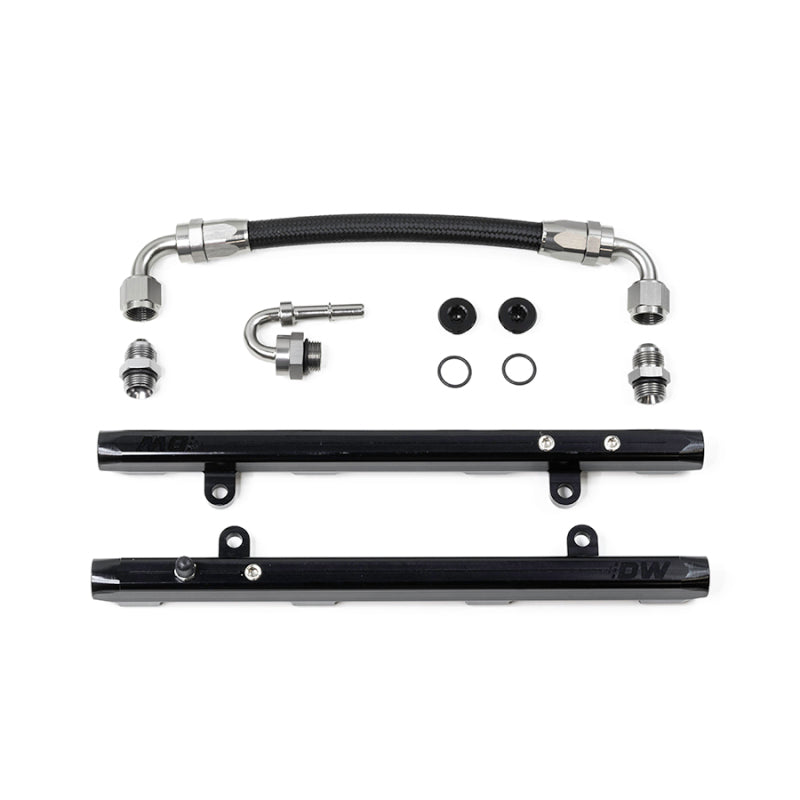 DeatschWerks 11-17 Ford Mustang / F-150 Coyote 5.0 V8 Fuel Rails w/ Crossover DeatschWerks Fuel Rails