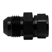 DeatschWerks 8AN Male Flare to Fuel Pump Outlet Barb Adapter - Anodized Matte Black DeatschWerks Fittings