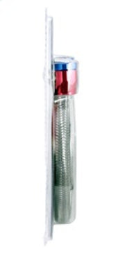 Spectre Stainless Steel Flex Fuel Line 3/8in. ID - 3ft. w/Clamps Red/Blue Spectre Fuel Lines