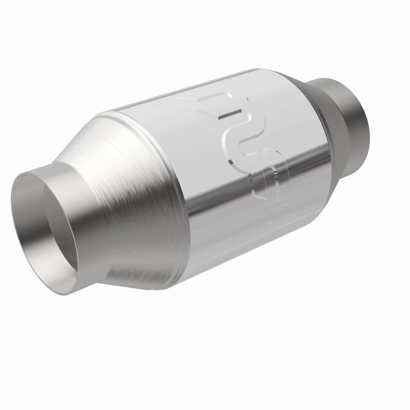 MagnaFlow Premium High Flow Metallic Converter 4in OD - 2.5in In / 2.5in Out Magnaflow Catalytic Converter Universal