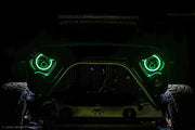 Oracle 7in High Powered LED Headlights - Black Bezel - Dynamic - Dynamic ORACLE Lighting Headlights